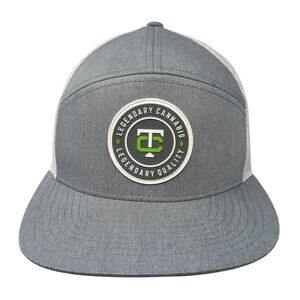 Legendary Cannabis Legendary Quality Snapback Trucker Hat Gray OS Adjustable